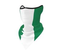 KQISANGM Cache-Cou D'Hiver Pour Le Ski Et Le Visage Unisexe - Tour De Cou Par Temps Froid Pour Le Ski La Course À Pied Et La Moto - Bandeau De Sport Multifonctionnel Imprimé Drapeau Du Nigéria