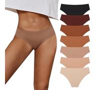 KQISANGM Lot De 7 Strings pour Femmes sans Coutures Et Respirants Invisibles Et Taille Basse Taille XL