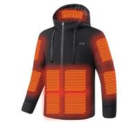 KQIVAM 2024 Veste Chauffante Manteau Doudoune Chauffant Homme Femme éLectrique Usb VêTement De Chauffage Avec 15 Zones De Chauffé Gilet Chaud Lavable Chauffant Veste Pour Ski PêChe