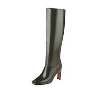 KQIVAM Bottes De Neige Pour Femme Bottes Femme Talon Aiguille Légères et Élégantes Confort Chic Bottines Fermeture Chaussures Extérieur Antidérapant Femme Boots De Neige Fourrure Doublé Chaud