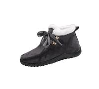 KQIVAM Bottes neige femme Bottes fourrées femme talon Bottines élégantes Style rétro Boots Hautes Bottines longues Antidérapantes Vintage Larges Chaude Boots Chaussures Décontracté Confortables