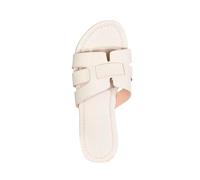 KQIVAM Claquettes Sandales Femme Été Confortable en Cuir Sandales Plates Femme Pas Cher Chaussons Décontracté Sandales et Mules Pour Femmes Randonnee Tongs Pantoufles pour Douche Piscine Plage
