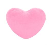 KQIVAM Coussin Coeur Rose Peluche, Oreiller Décoratif Salon, Canapé, Lit et Chambre Enfant 20CM