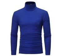 KQIVAM Haut Thermique Col Roulé Homme T-Shirt Hiver sous-Vêtements Thermiques sous Pull Musculation Sport Jogging Running Entraînement Sport Gym Ski Vêtement Chaud Maillot de Corps sous-Vêtement