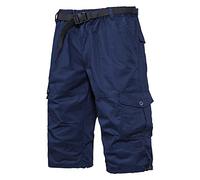 KQIVAM Short Bermuda Homme en Coton Short Cargo Hommes Shorts et Bermudas Homme Mode Baggy Shorts de Travail Plusieurs Poches Taille Élastique Running Cycliste Sportswear
