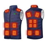 KQIVAM Veste Chauffante Homme Veste Chauffant USB Modes De Chauffe Chauffage Rapide,Manteau Doudoune Veste Capuche avec 15 Zones de Chauffé pour La Chasse en Plein Air, Ski, PêcheL'extérieur Pas Cher