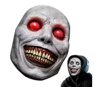 KQLHLHDYZ Masque d'Halloween effrayant pour adultes, masque d'Halloween LED, réaliste et durable en latex naturel effrayant pour cosplay