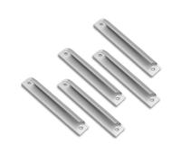 KQOZG Poignée de Porte en Aluminium Multifonctionnelle pour Portes de Balcon, Terrasse et Moustiquaire, Poignée de Porte de Terrasse avec Vis pour Montage Facile sans Perçage (argenté)