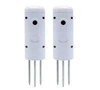 Kquepo 2pcs TUYA ZIGBEE Garden Automation Détecteur D'Irrigation Détecteur de Température et D'Humidité Du Sol Sans