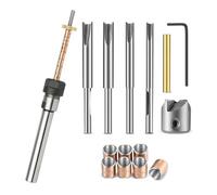 Kquepo Kit de Fabrication de Stylos, Tige de Stylo et Porte-Stylo, Ensemble de Coupe, Mandrin de Tournage Du Bois pour la Fabrication de Stylos, Accessoires de Tour à Bois A