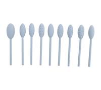 Kquepo Lot de 9 rouleaux de texture pour modelage de l'argile - Rouleaux à main pour modelage de l'argile - Rouleaux manuels pour rouler des textures et gaufrer des plaids