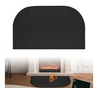 KQWVZ Tapis ignifugé, 105 * 50CM Tapis de Cheminée Demi-Rond, Tapis De Cheminée Anti Feu, Tapis de Cheminée, Tapis Cheminée Anti Feu, pour la Protection du Sol du Brasier, Poêle, Barbecue