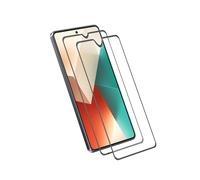 KQXG Protège Écran en Verre Trempé pour Honor X6a, Pack de 2, Vitre de Protection 9H, Anti-Rayures, Anti-Chocs, Installation Sans Bulles, Haute Clarté avec Bords Noirs