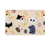 Kqy301 Tapis de protection pour chat avec motif chat 40 x 100 cm et ne s'écaille pas - Autocollant mural fonctionnel pour chat grimpant - Sanglier - Kqy301 (C, 50 x 80 cm)