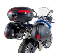 Kappamoto Porte-bagages arrière KR225 pour Triumph Tiger 1050 (07-12) avec plaque Monokey