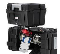 Kappamoto Top-case KR685 Monokey Fixation arrière Argenté