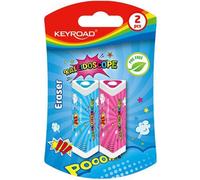 Kr971852 Lot De 2 Gommes Triangulaires Universelles En Caoutchouc Thermoplastique De Qualité Supérieure Pour Enfants