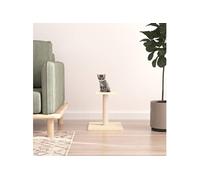 Arbre à chat avec plate-forme gris foncé 38 cm arbre à chat vidaXL