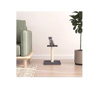 Arbre à chat avec plate-forme gris foncé 38 cm arbre à chat vidaXL
