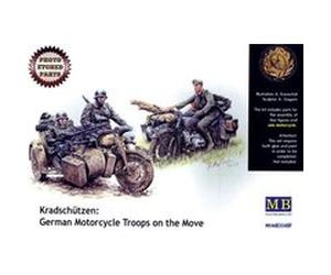 Kradschutzen: Ger. Motorcycle Troops - 1:35e - Master Box Ltd. G