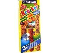 Kräcker Trio-Mix Miel Sésame/Orange/ Miel Pop-Fit Perruches P/3 - Vitakraft G