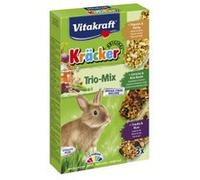 Kräcker Trio-Mix Raisin-Noix / Légumes /Popcorn-Miel Lapins Nains P/3 - Vitakraft G