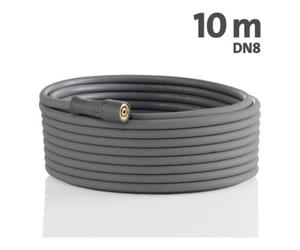 Kränzle Tuyau haute pression Kränzle en treillis d'acier 10 m NW 8 400 bar 2SN Version alimentaire gris/bleu Quantité:1