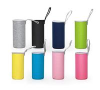 Kraeoke Lot de 8 manchons de bouteille isolés en néoprène pour bouteilles en verre (combinaison 1 420 ml)