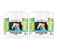 Kräuterhof® Baume cheval Duo Rafraîchissant (2 x 500 ml) - Gel de massage rafraîchissant pour muscles et articulations fatigués, soin pour douleurs et tensions dorsales