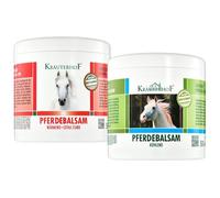 Kräuterhof Gel Chauffant & Rafraîchissant (2 x 500 ml) - Gel relaxant musculaire pour les muscles et les articulations fatigués, Massage et traitement de relaxation aux extraits naturels