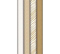 Kraft brut 70g, Blanc & or 5x0,70m, 20rl - Assortiment