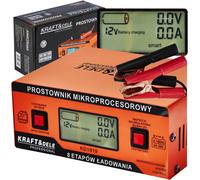 KRAFT DELE Chargeur De Batterie Microprocesseur 10A 6V 12V 24V AGM GEL