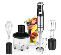 KRAFT DELE KD4110 Mixeur Plongeant 1500W Main Batteur Pied Mixeur Inox Set
