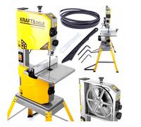 kraft dele KD5298 Scie à ruban 900W Bois & Métal + 4 Lames, Table Inclinable