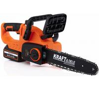 KRAFT DELE Scie À Chaîne Sans Fil 12" 21V 2x Batterie, Taille De Branche