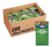 Kraft Golden Italian Salad Dressing, 0.4375-Ounce Single Serve Pouches (Pack of 200)