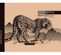 KRAFT LEOPARD Carnet de croquis 19,7 x 14,5 cm