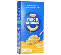 Kraft Mac & Cheese macaronis paquet de 5 x 206 g - Sauce au fromage crémeuse et macaronis enrichis | Importé des États-Unis | Idéal pour les repas rapides (avec autocollants kajal)