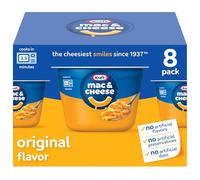 Kraft Original Lot de 8 tasses de macaronis et fromages 58 g