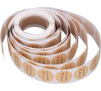 Kraft Paper Stickers,Hand Made Stationery Label Stickers,Étiquettes autocollantes,Étiquettes rondes autocollantes,Love Stickers