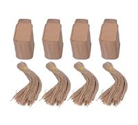 Kraft Paper Tags Gift Tags with String 400pcs DIY Craft Hanging Tags for Wedding Christmas Thanksgiving Thick Durable Wrinkle Resistant Non Natural Twine 3.5x6.5cm