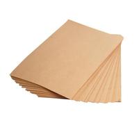 Clairefontaine 396003C Paquet Papier Kraft - 125 Feuilles Papier Kraft Vergé Brun 50x65 cm 90g - Papier Double Face pour le Croquis et le Dessin