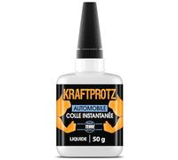 ARKA - KRAFTPROTZ AUTOMOBIL 50 g | Colle Super Glue liquide | Colle automobile liquide transparente | Idéal comme colle à plastique, colle à textile, colle à verre, colle à cuir, etc.