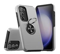 KRAFTCARE Pour Samsung S23 5G Cas Avec Bague De Béquille, Mise À Niveau Antichoc Et Anti-rayures Support De Bague Magnétique 360 ° Stand Couverture De Téléphone De Protection Pour Samsung Galaxy S23 -