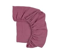 KraftKids Drap-housse en mousseline 100 % coton - Dimensions : 140 x 70 cm - Fabriqué à la main dans l'UE.