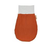 KraftKids Gigoteuse double crêpe rouge Herbstrot pour printemps/été en mousseline de coton disponible en deux tailles