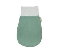 KraftKids Gigoteuse double crêpe vert jade printemps/été en mousseline de coton disponible en deux tailles