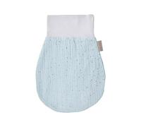 KraftKids Gigoteuse en mousseline de coton et polaire chaude à pois dorés sur vert pour l'automne/hiver