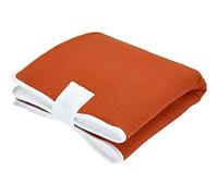 KraftKids Matelas à langer de voyage en double crépon rouge d'automne - 60 x 60 cm - Fabriqué avec amour dans l'Union Européenne