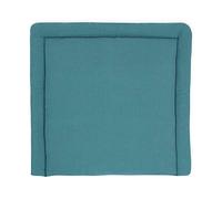 KraftKids MUD112 Matelas à langer en mousseline Bleu nil/Matelas à langer 75 x 70 cm (l x P) Coussin à langer, multicolore, 630 g